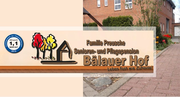 Senioren- und Pflegepension in Bälau