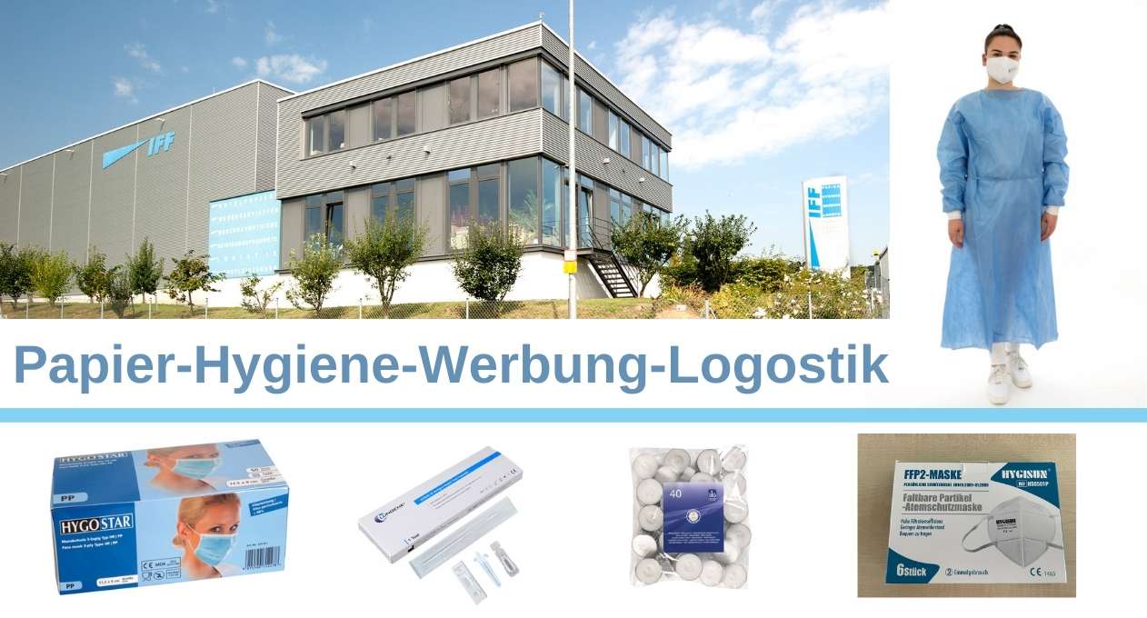Papier-Hygiene-Werbung-Logostik