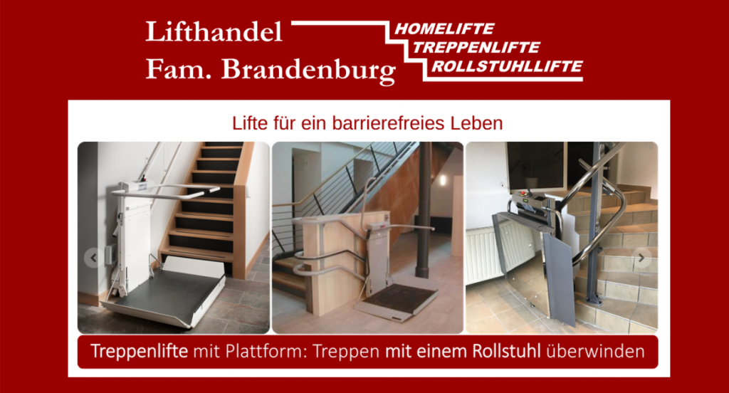 Brandenburg Treppenlifte in Lübeck
