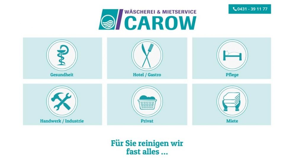 Wäscherei und Mietservice Carow Kiel